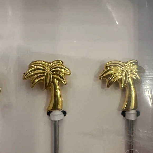 Lilly Pulitzer Gold and Silver Appetizer Picks - Picture 6 of 6